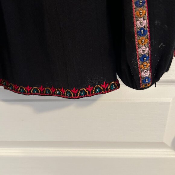 Boho Embroidered Jacket – Festival Chic / Casual Boho Vibe - Picture 4 of 6